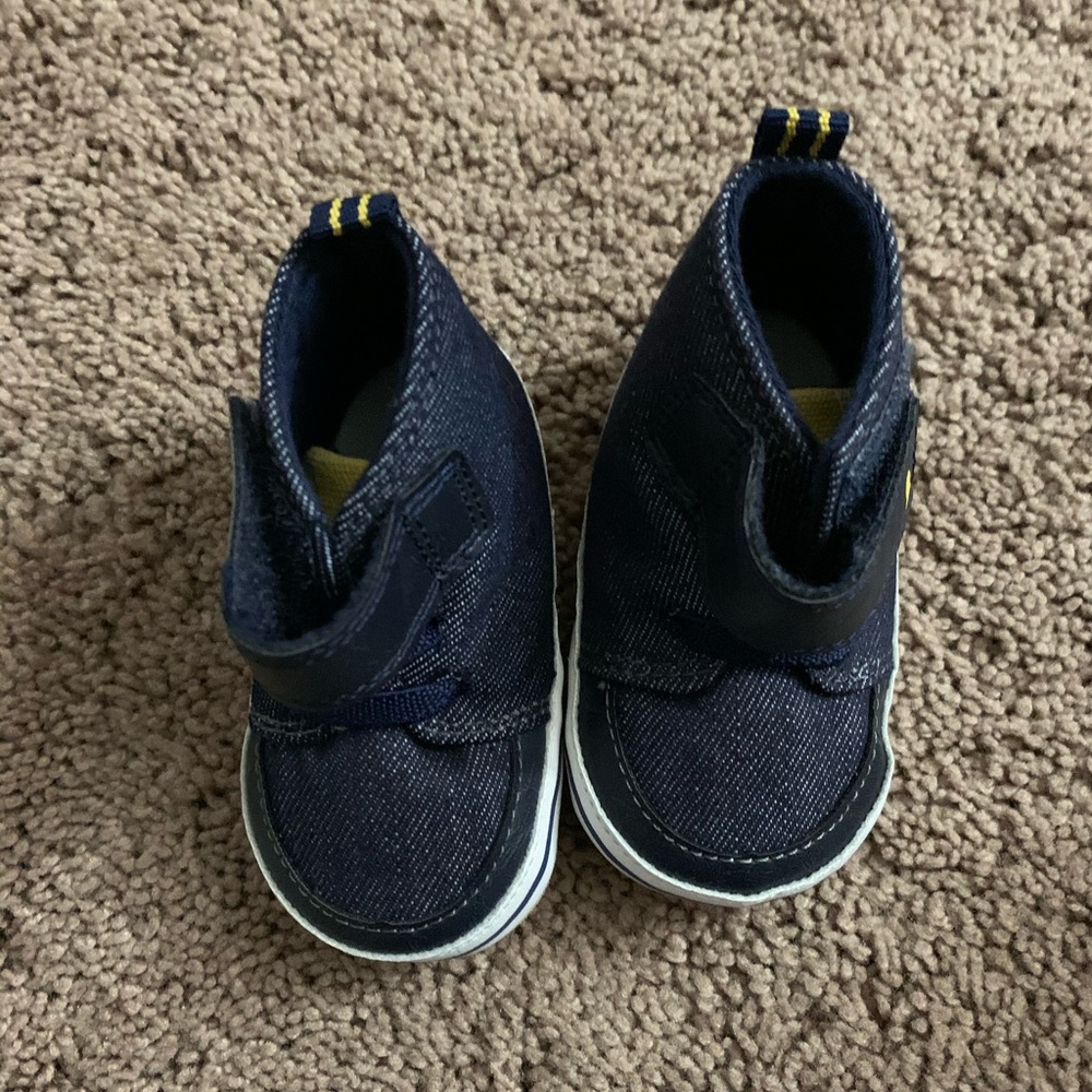 Surprize stride rite Blue denim baby shoes